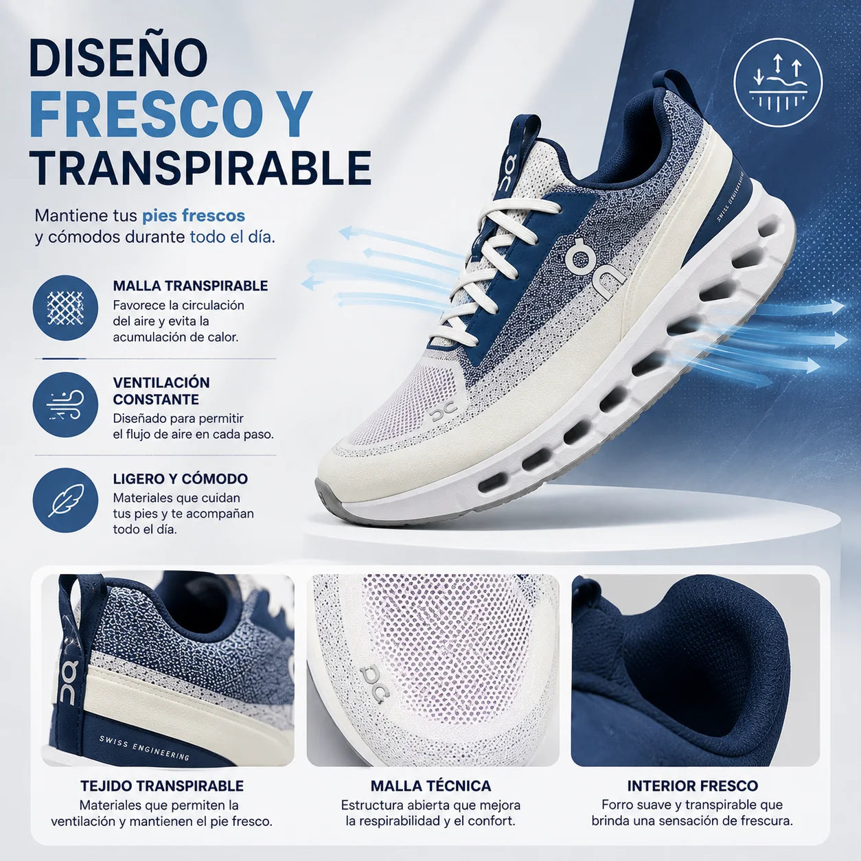 Diseño Fresco y Transpirable